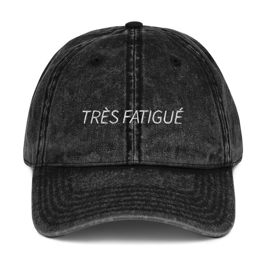 Très Fatigué - Vintage Cotton Twill Cap